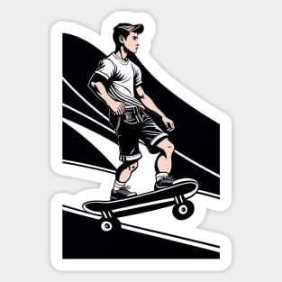 Skateboarder Sticker